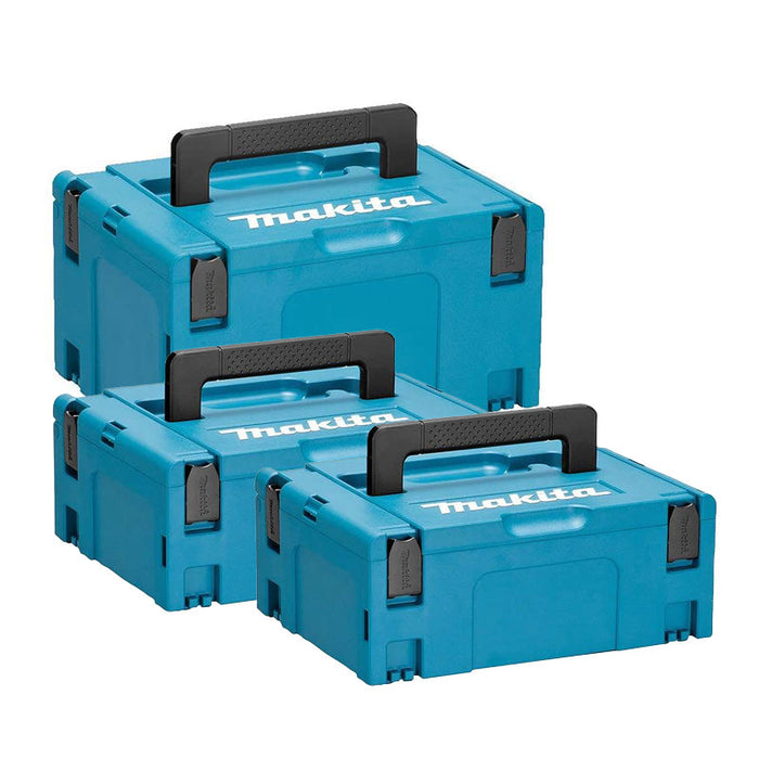 Set di 3 valigette di trasporto MAKITA MAKPAC taglia 2 (x2) e 3 (x1)