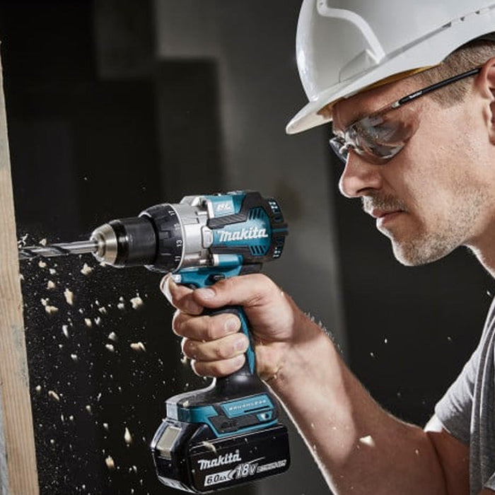 Trapano a percussione brushless 70 Nm 18V LXT® MAKITA DHP489ZJ in MAKPAC