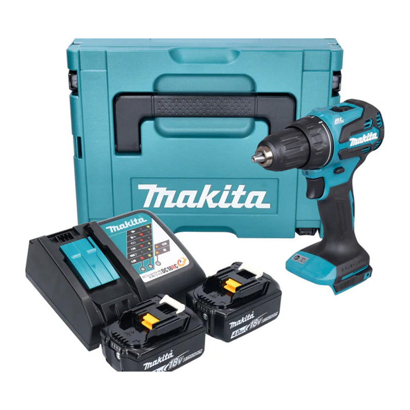 Trapano avvitatore Brushless 65nm 2x4Ah 18V - DDF490RMJ MAKITA - Ø 13 mm - Makpak