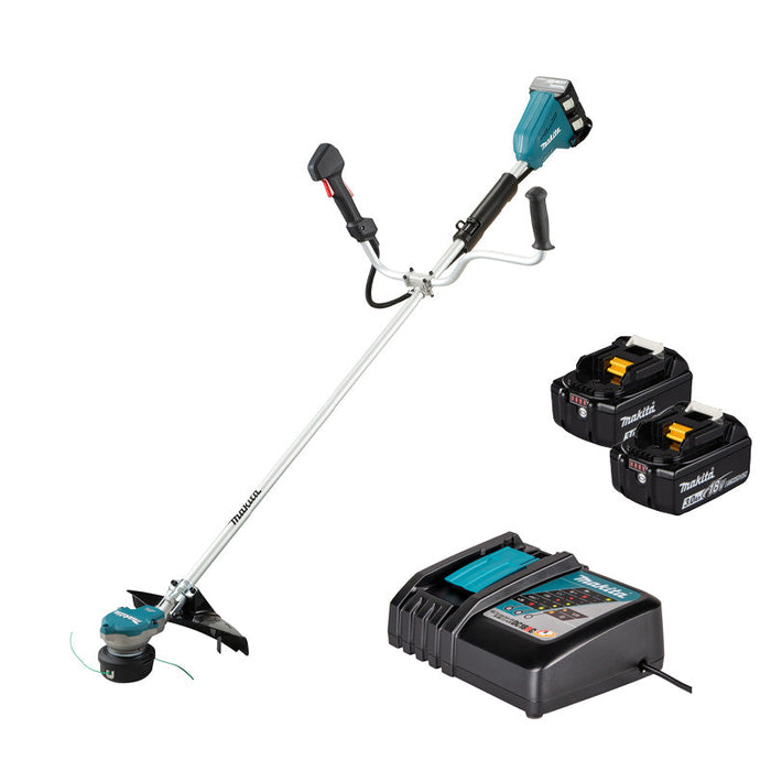 Decespugliatore MAKITA DUR368ARF2 LXT 36V 35cm con 2 batteria 3Ah e caricabatterie DC18RC