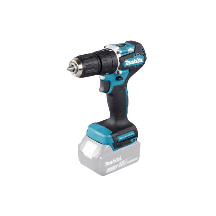 Trapano avvitatore a percussione Brushless MAKITA DHP487ZJ en MAKPAC