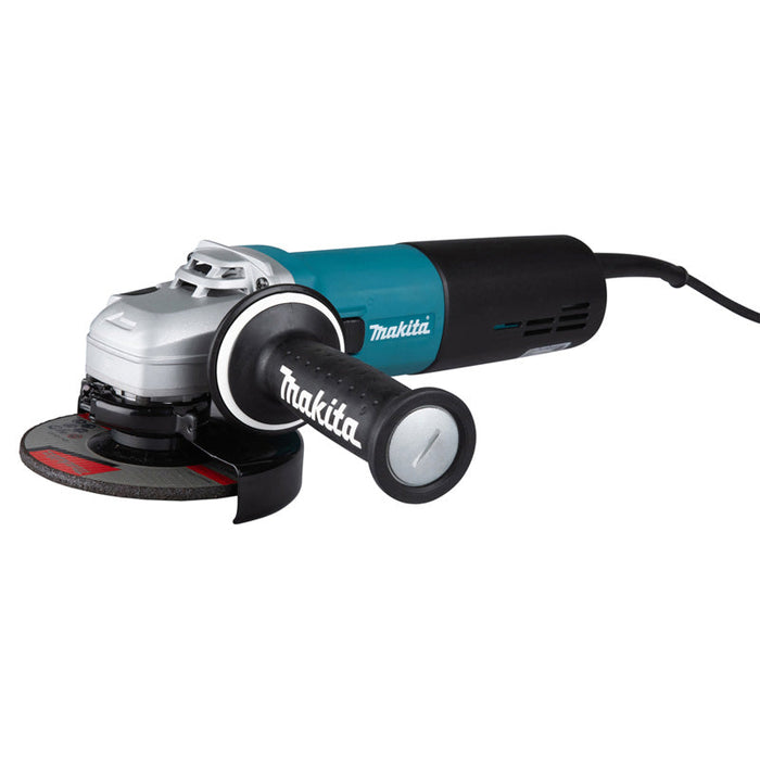 Smerigliatrice Ø125 mm 1400W  MAKITA 9565CVR velocità regolabile e protezione contro il riavvio