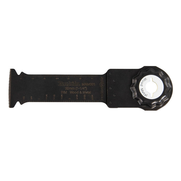 Lama per taglio ad affondamento Makita B-66400 Starlock Max 32mm BIM legno e metallo