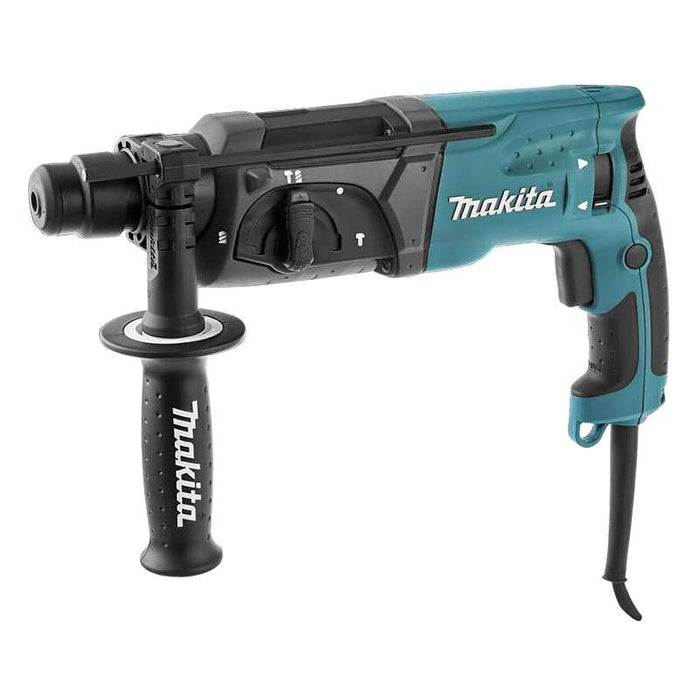 Tassellatore-scalpellatore MAKITA HR2470 SDS-Plus 780W + set 17 pezzi D-42444