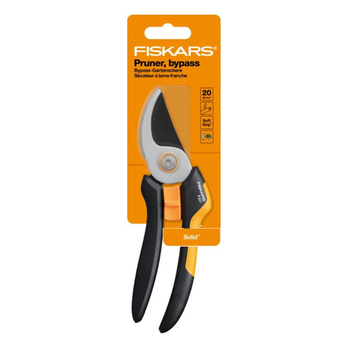 Forbice da potatura a lama passante FISKARS Solid P321 M - Ø 20 mm